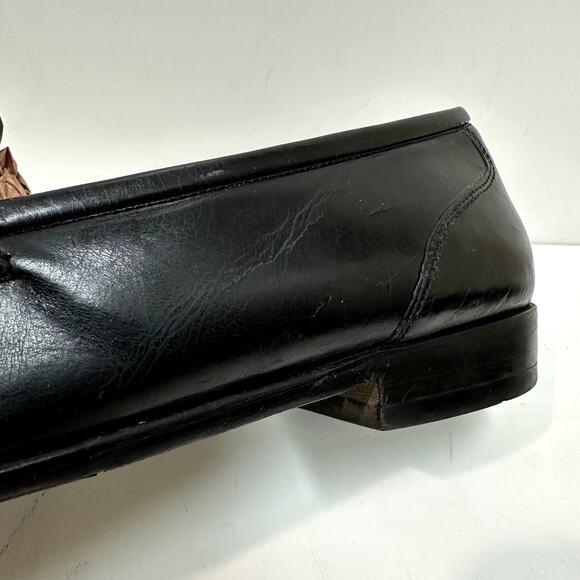 GOOD Cole Haan Pinch Penny Penny Loafer Black Made in Maine USA 10 Narrow - Picture 14 of 15